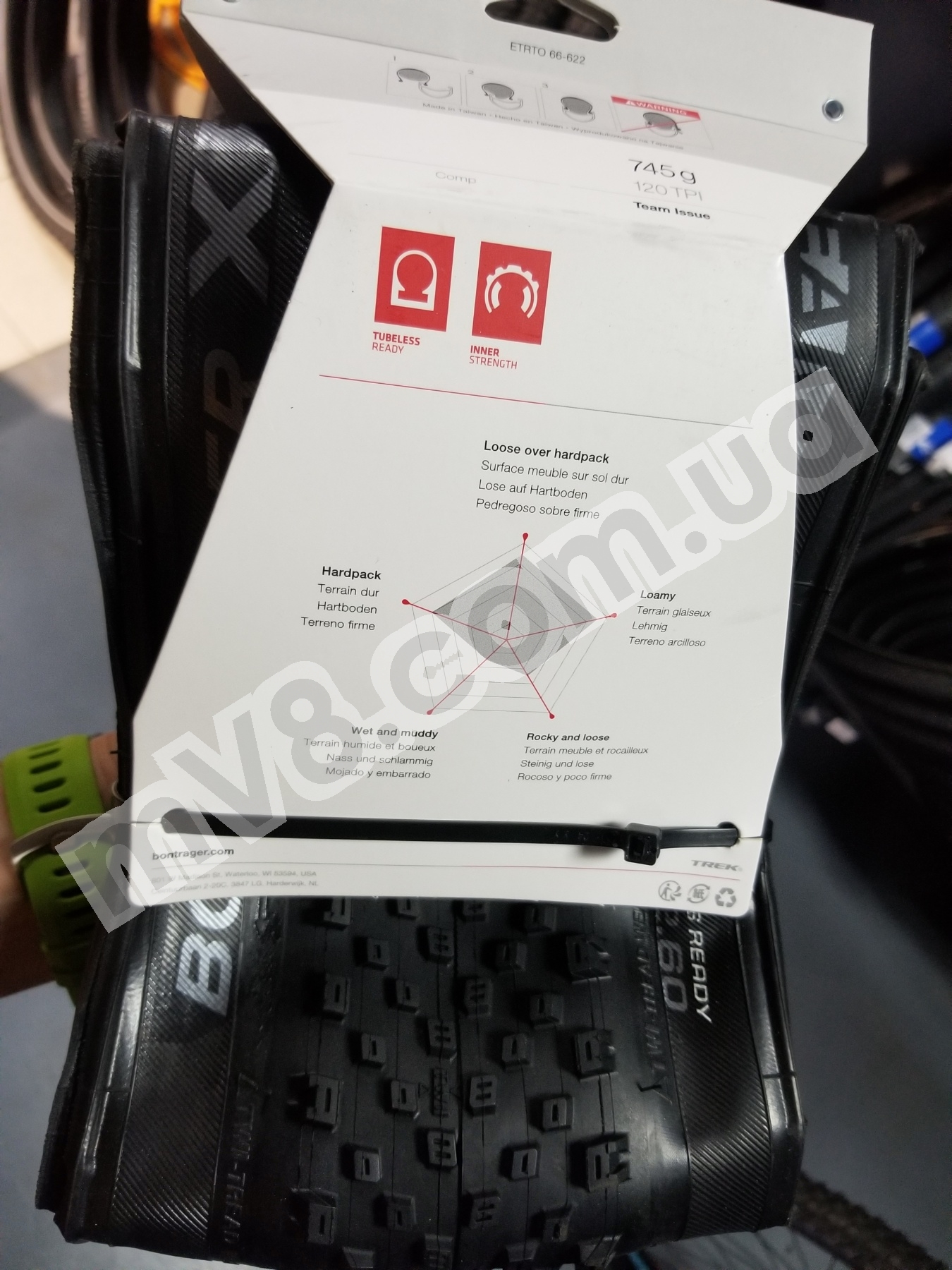 Покришка Bontrager XR2 Team Issue TLR 29х2.6 (66-622) - Зображення 4