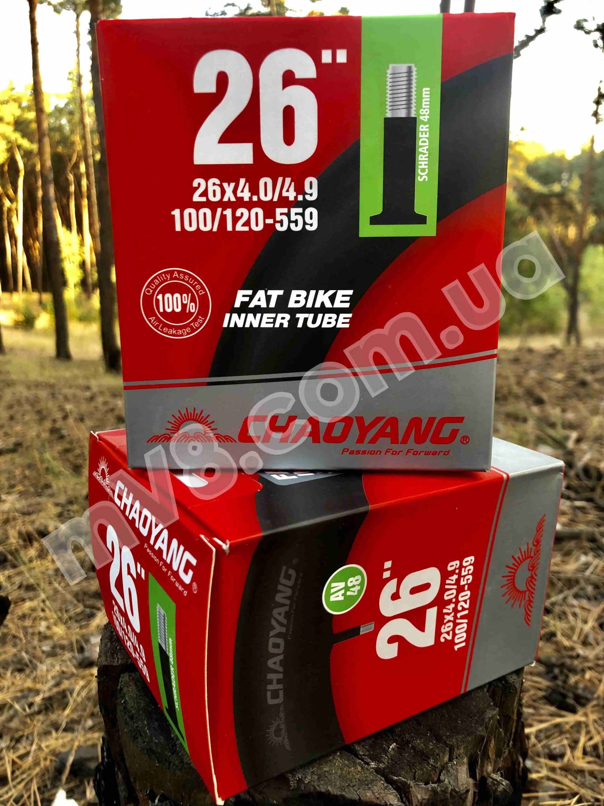 Камера для фетбайку Fatbike ChaoYang AV48 26Х4.0/4.9 - Зображення 2