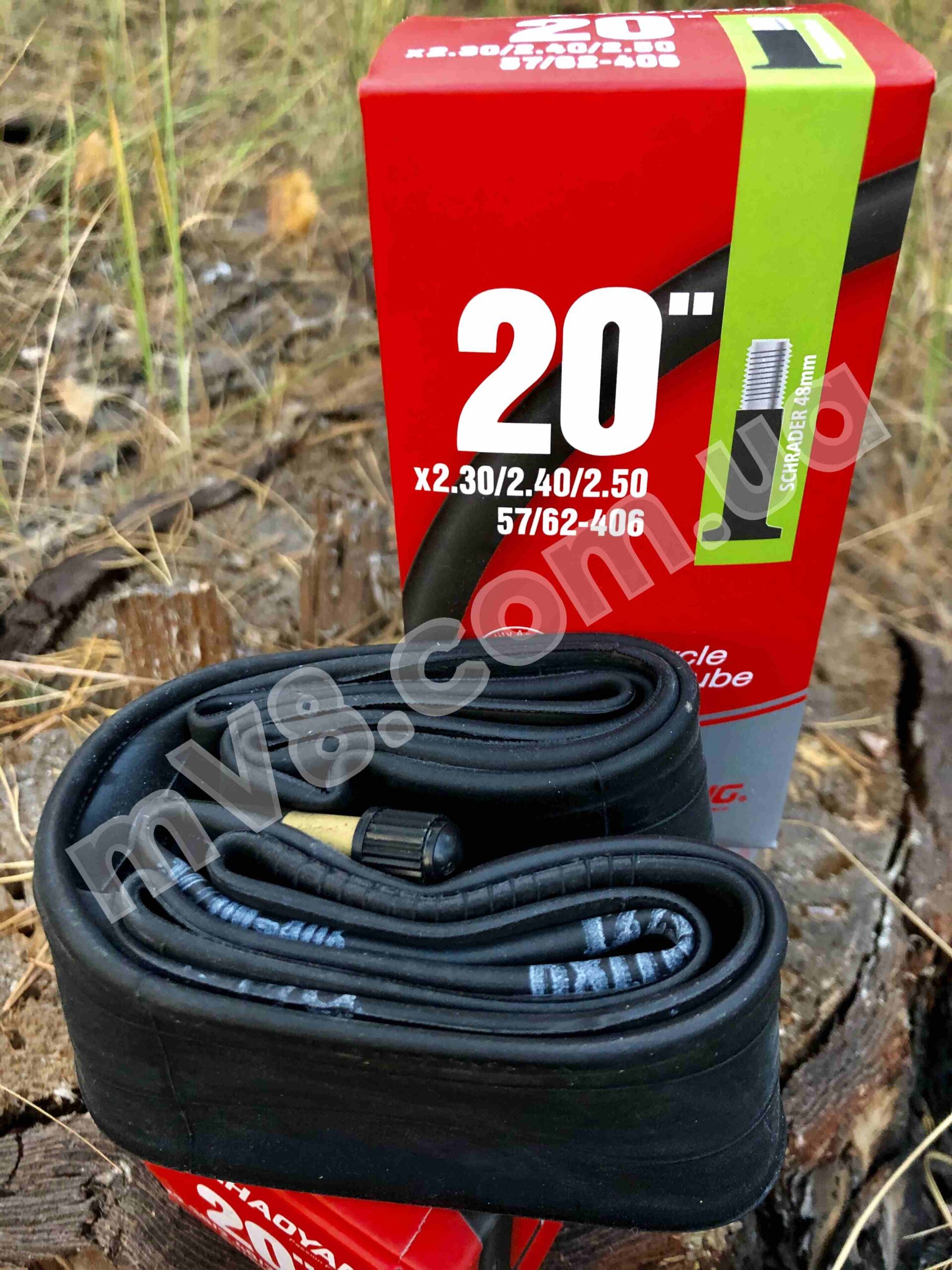 Камера BMX ChaoYang shreder 48mm 20Х2.3/2.5 (57/62-406) - Зображення 3