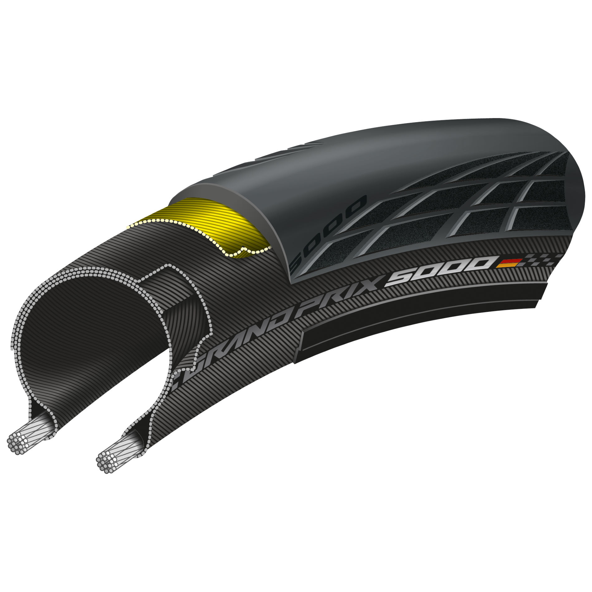 Покришка Continental GrandPrix 5000 23-622 700x23C - Зображення 4