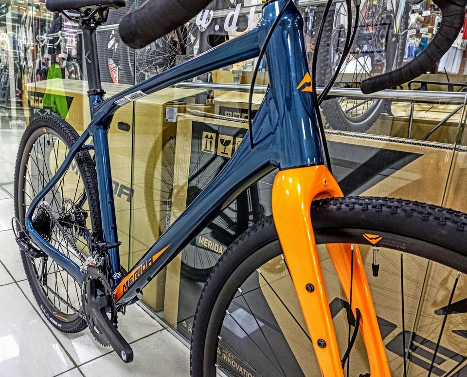Велосипед Merida SILEX 200 размер-L цвет-TEAL-BLUE (GOLD) - Зображення 9