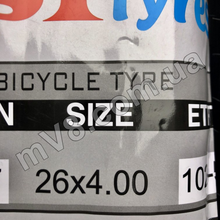 Покришка для фетбайку DSI tyres 26х4.0 (100-559) - Зображення 4