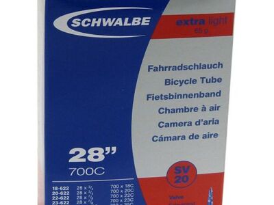 Камера Schwalbe EXTRA LIGHT FV (SV, Рresta) 60mm 28х0.70-1.00 (18/25-622)
