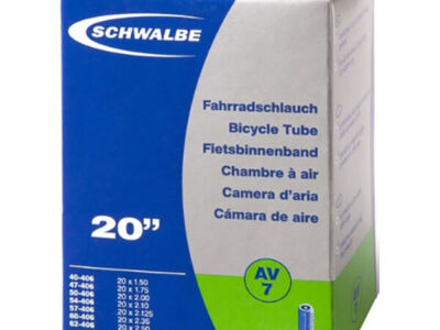 Камера Schwalbe AV (schrader-auto) 40mm AV7 20х1.50-2.40 (40/62-406)